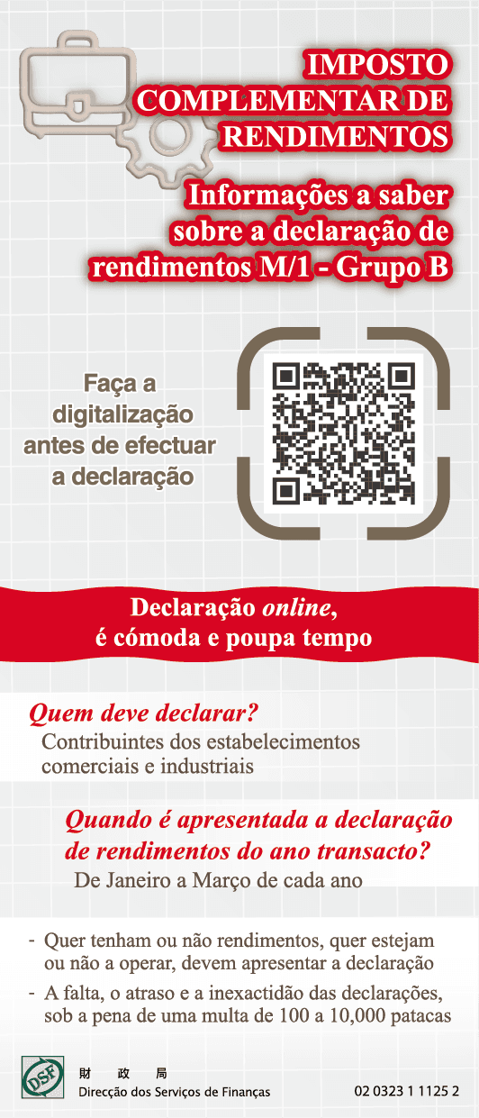 Informações a saber sobre a declaração de rendimentos M/1-Grupo B