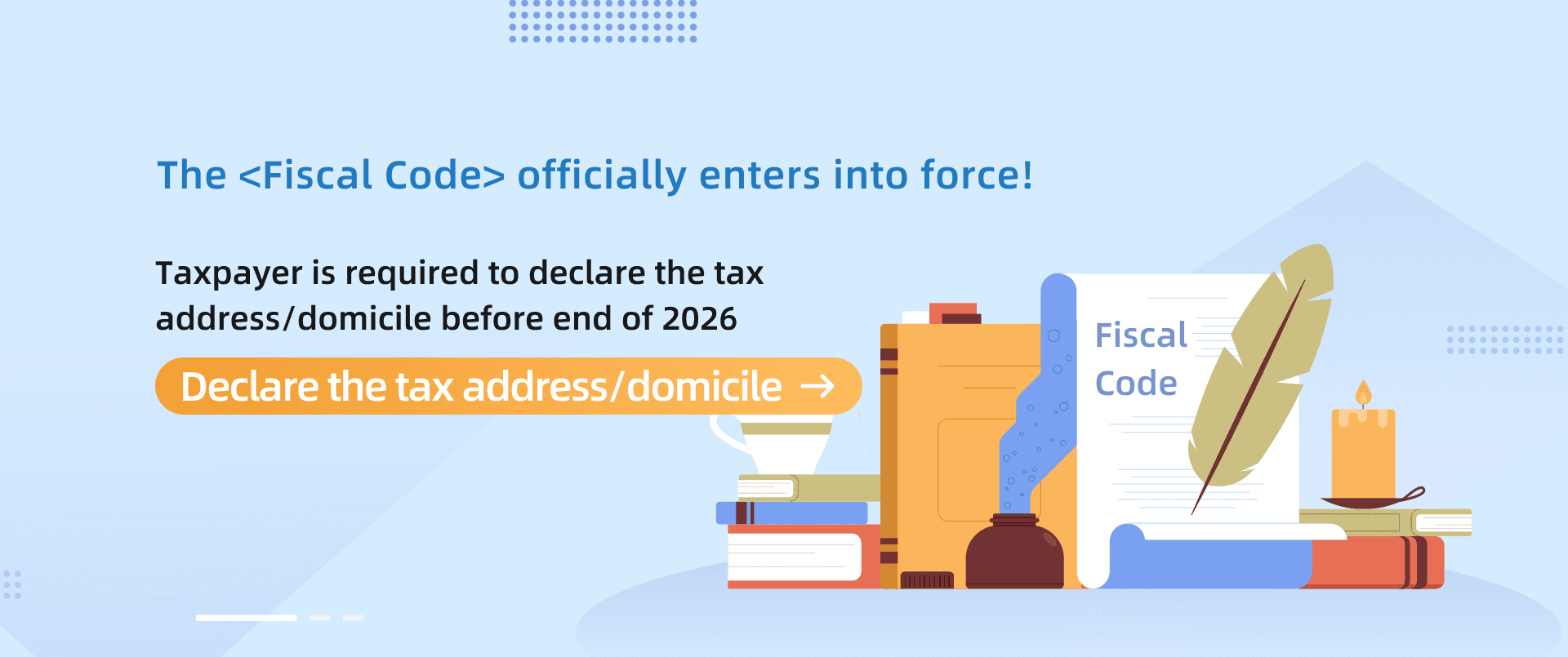 Declare tax domicile