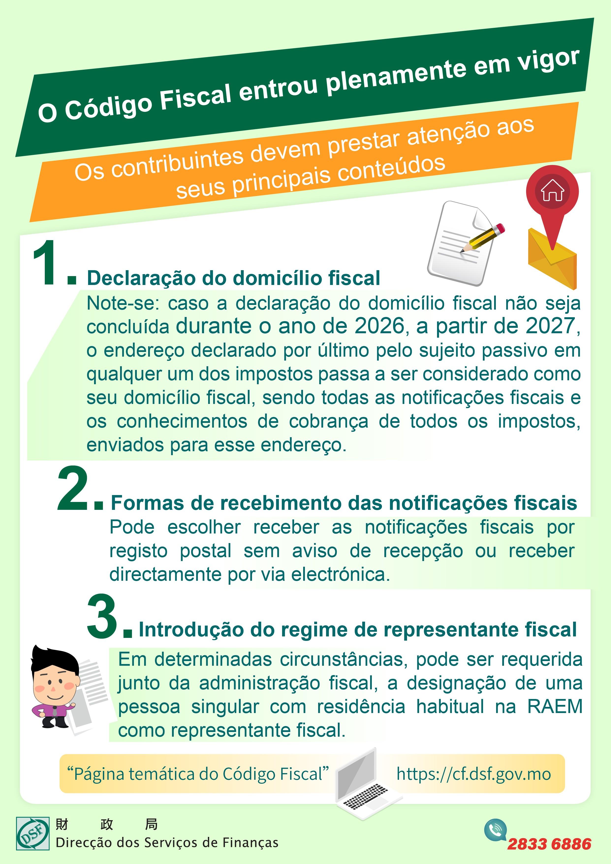 O Código Fiscal já entrou plenamente em vigor