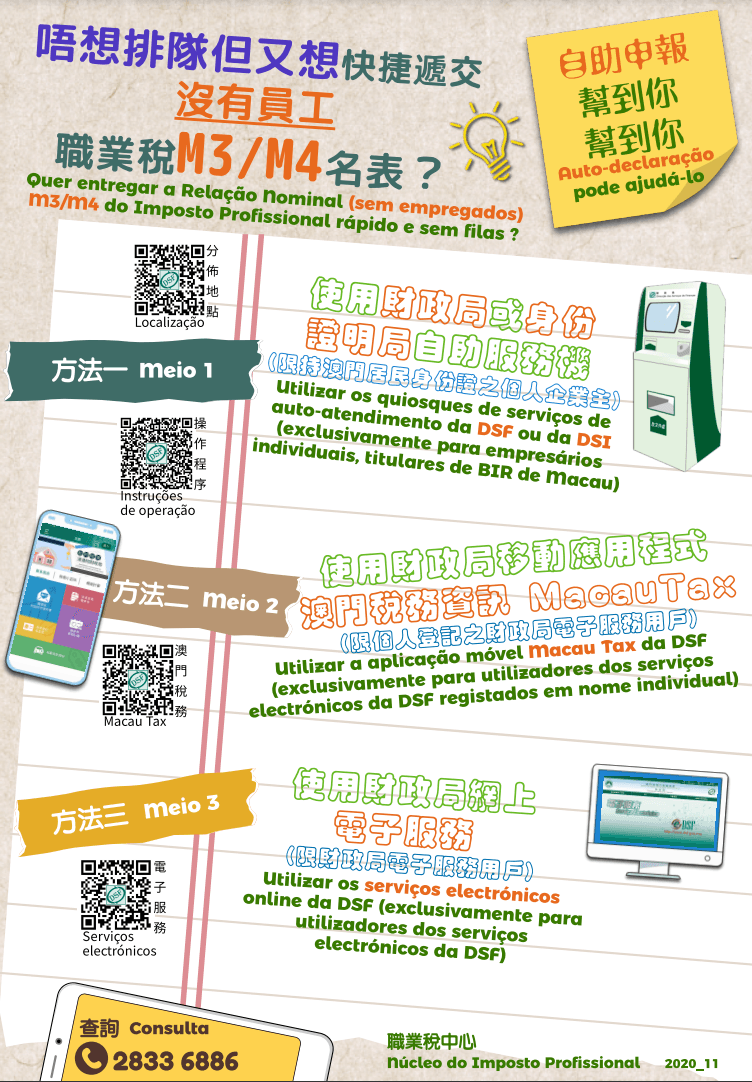 Quer entregar a Relação Nominal (sem empregados) m3/m4 do Imposto Profissional rápido e sem filas?