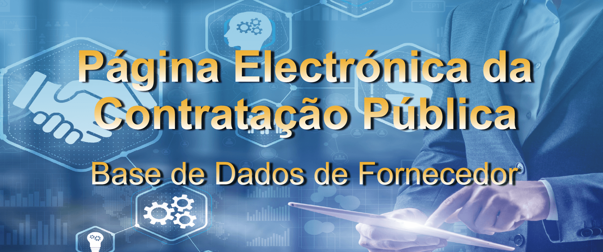 Página Electrónica da Contratação Pública - Base de Dados de Fornecedor