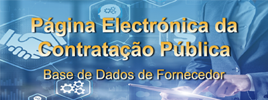 Página Electrónica da Contratação Pública - Base de Dados de Fornecedor